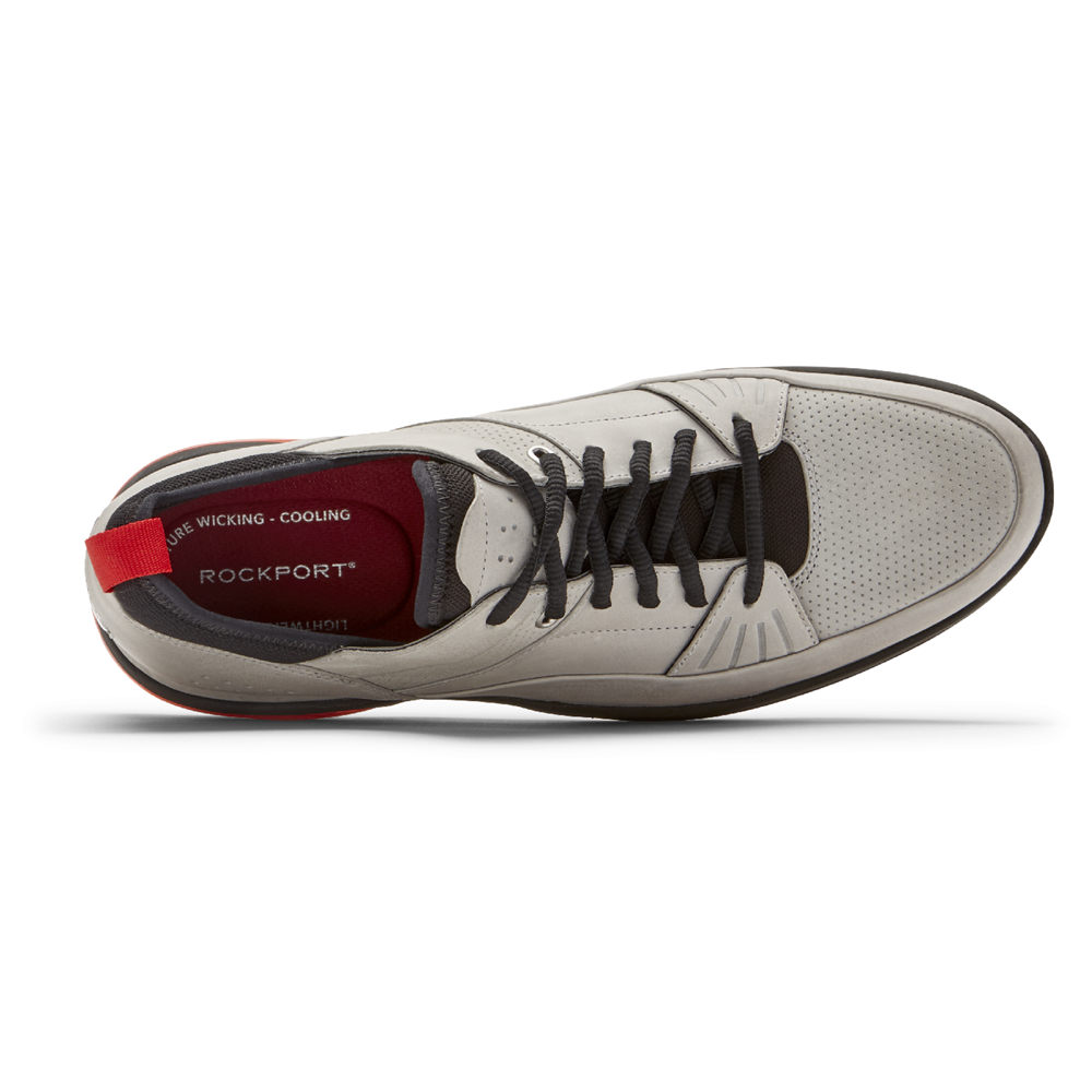 Tenis Rockport Homem Cinzentas - Howe Street Lace Up - 83054ORUA